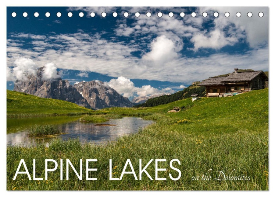 Alpine lakes on the Dolomites (Desk Calendar 2026 DIN A5 landscape), CALVENDO 12 Month DeskCalendar - Photostravellers Photostravellers