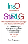 Cover-Bild zum Titel 'Insolvenzordnung / Unternehmensstabilisierungs- und -restrukturierungsgesetz. InsO / StaRUG' von ''