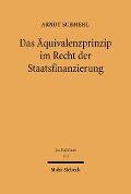 Cover-Bild zum Titel 'Das Äquivalenzprinzip im Recht der Staatsfinanzierung' von 'Arndt Schmehl'