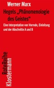 Cover-Bild zum Titel 'Hegels "Phänomenologie des Geistes"' von 'Werner Marx'