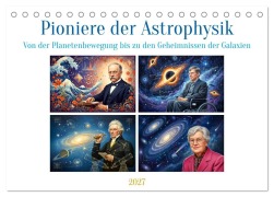Cover-Bild zum Titel 'Pioniere der Astrophysik (Tischkalender 2027 DIN A5 quer), CALVENDO Monatskalender' von 'Kerstin Waurick'
