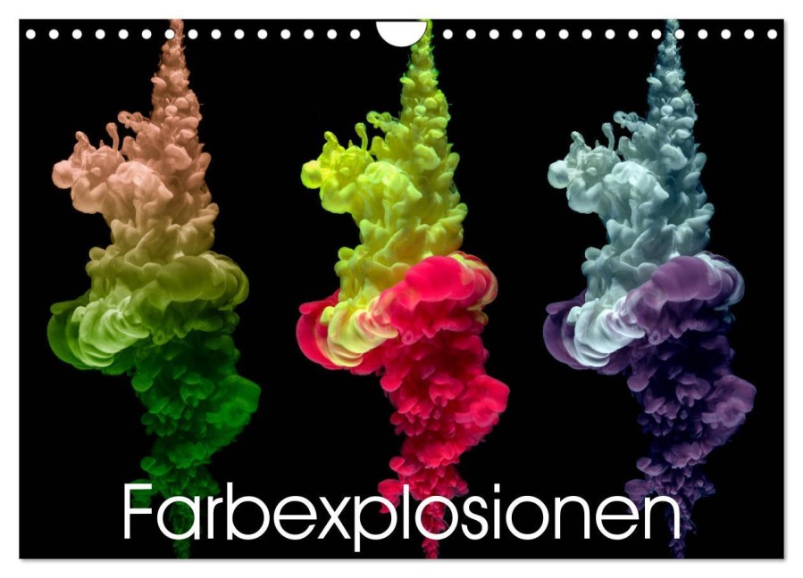Farbexplosionen (Wandkalender 2026 DIN A4 quer), CALVENDO Monatskalender - Immephotography Immephotography