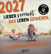 Cover-Bild zum Titel 'Lieber verrückt das Leben genießen 2027' von ''
