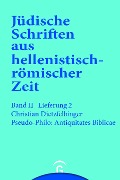 Cover-Bild zum Titel 'Pseudo-Philo: Antiquitates Biblicae (Liber Antiquitatum Biblicarum)' von 'Christian Dietzfelbinger'