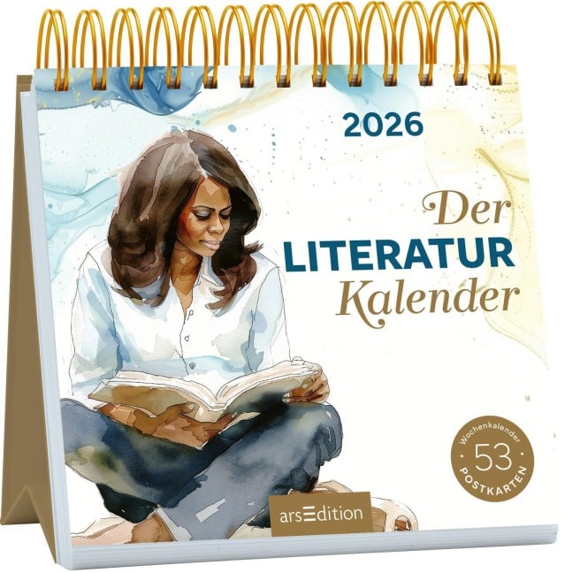 Postkartenkalender Der Literaturkalender 2026 - 