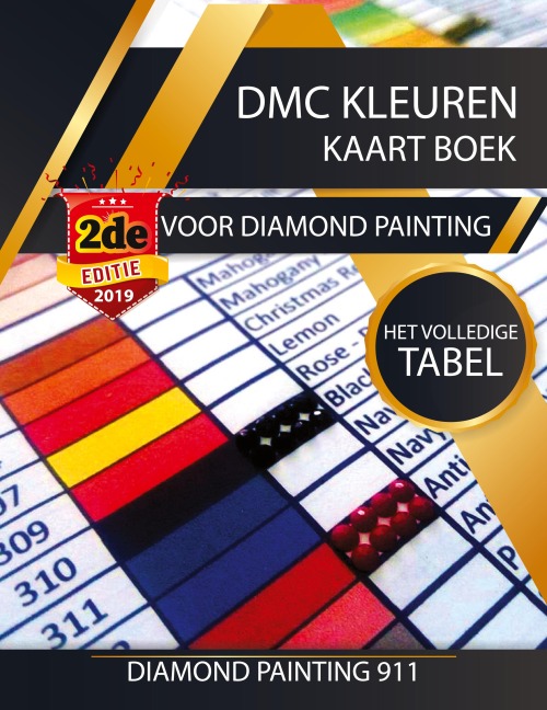 DMC Kleuren Kaart Boek Voor Diamond Painting - Diamond Painting 911