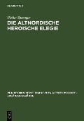 Cover-Bild zum Titel 'Die altnordische Heroische Elegie' von 'Ulrike Sprenger'