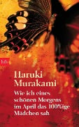 Cover-Bild zum Titel 'Wie ich eines schönen Morgens im April das 100%ige Mädchen sah' von 'Haruki Murakami'