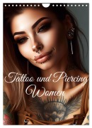 Cover-Bild zum Titel 'Tattoo und Piercing Women (Wandkalender 2026 DIN A4 hoch), CALVENDO Monatskalender' von 'Lisa Reichelt'
