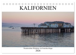 Cover-Bild zum Titel 'Kalifornien - wunderschöne Westküste (Tischkalender 2026 DIN A5 quer), CALVENDO Monatskalender' von 'Franziska Hoppe'