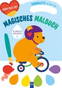Cover-Bild zum Titel 'Magisches Malbuch - Cover blau (Bär)' von ''