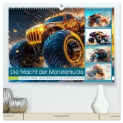Die Macht der Monstertrucks (hochwertiger Premium Wandkalender 2026 DIN A2 quer), Kunstdruck in Hochglanz - Steffen Gierok-Latniak