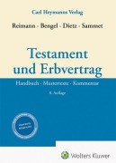 Cover-Bild zum Titel 'Testament und Erbvertrag' von ''