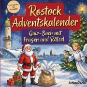 Cover-Bild zum Titel 'Rostock-Adventskalender: Quiz-Buch mit Fragen und Rätsel' von 'Schlauvento Interactive'