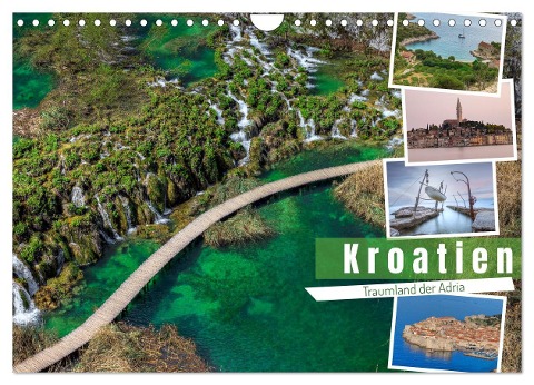 Kroatien Traumland der Adria (Wandkalender 2024 DIN A4 quer), CALVENDO Monatskalender - Joana Kruse