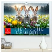 Cover-Bild zum Titel 'Tierische Jahreszeiten (hochwertiger Premium Wandkalender 2026 DIN A2 quer), Kunstdruck in Hochglanz' von 'Roder Roder'