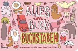 Cover-Bild zum Titel 'Alles im Blick: Buchstaben' von 'Aleksandra Mizielinska, Daniel Mizielinski'