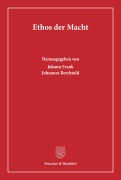 Cover-Bild zum Titel 'Ethos der Macht' von ''