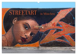 Cover-Bild zum Titel 'Streetart in München (Wandkalender 2026 DIN A2 quer), CALVENDO Monatskalender' von 'Bernd Zillich'