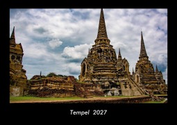 Cover-Bild zum Titel 'Tempel  2027 Fotokalender DIN A3' von 'Tobias Becker'
