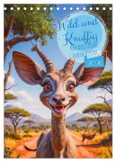 Wild und Knuffig - Knuddelsafari durch Afrika (Tischkalender 2026 DIN A5 hoch), CALVENDO Monatskalender - Sell Pixs:Sell