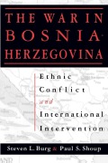 Cover-Bild zum Titel 'The War in Bosnia-Herzegovina' von 'Steven L. Burg, Paul S. Shoup'