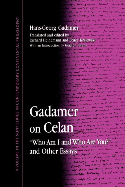 Gadamer on Celan - Hans-Georg Gadamer