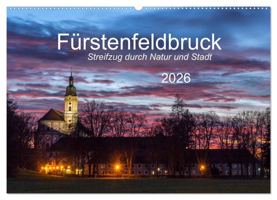 Fürstenfeldbruck - Streifzug durch Natur und Stadt (Wandkalender 2026 DIN A2 quer), CALVENDO Monatskalender - Michael Bogumil