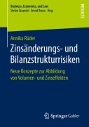 Cover-Bild zum Titel 'Zinsänderungs- und Bilanzstrukturrisiken' von 'Annika Rüder'