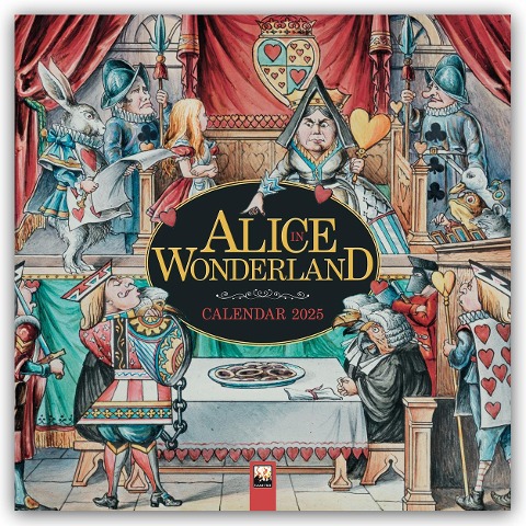 Science Museum: Alice in Wonderland Wall Calendar 2025 (Art Calendar) - Tree Flame