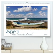Cover-Bild zum Titel 'Zypern. Von Akamas bis Limassol (hochwertiger Premium Wandkalender 2026 DIN A2 quer), Kunstdruck in Hochglanz' von 'Lucy M. Laube'
