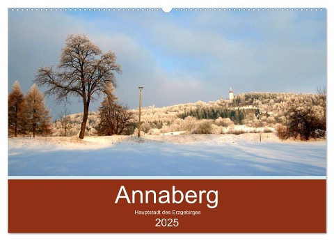 Annaberg - Hauptstadt des Erzgebirges (Wandkalender 2025 DIN A2 quer), CALVENDO Monatskalender - Reinalde Roick