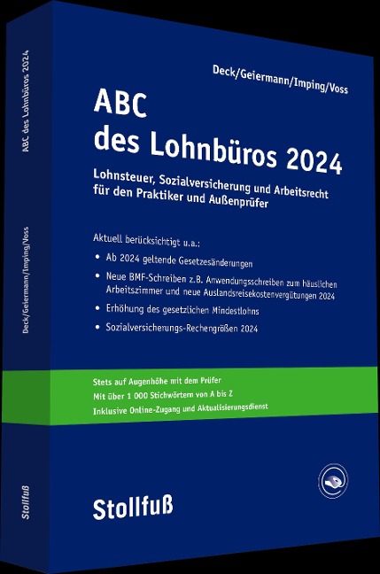 ABC des Lohnbüros 2024 - Andreas Imping, Holm Geiermann, Wolfgang Deck, Rainer Voss