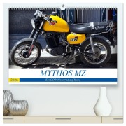 Cover-Bild zum Titel 'Mythos MZ - Ein DDR-Motorrad auf Kuba (hochwertiger Premium Wandkalender 2026 DIN A2 quer), Kunstdruck in Hochglanz' von 'Henning von Löwis of Menar'