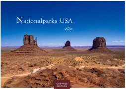 Nationalparks USA 2026 L 35x50cm - 