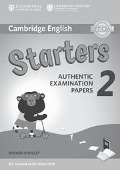 Cambridge English Young Learners 2 for Revised Exam from 2018 Starters Answer Booklet - 