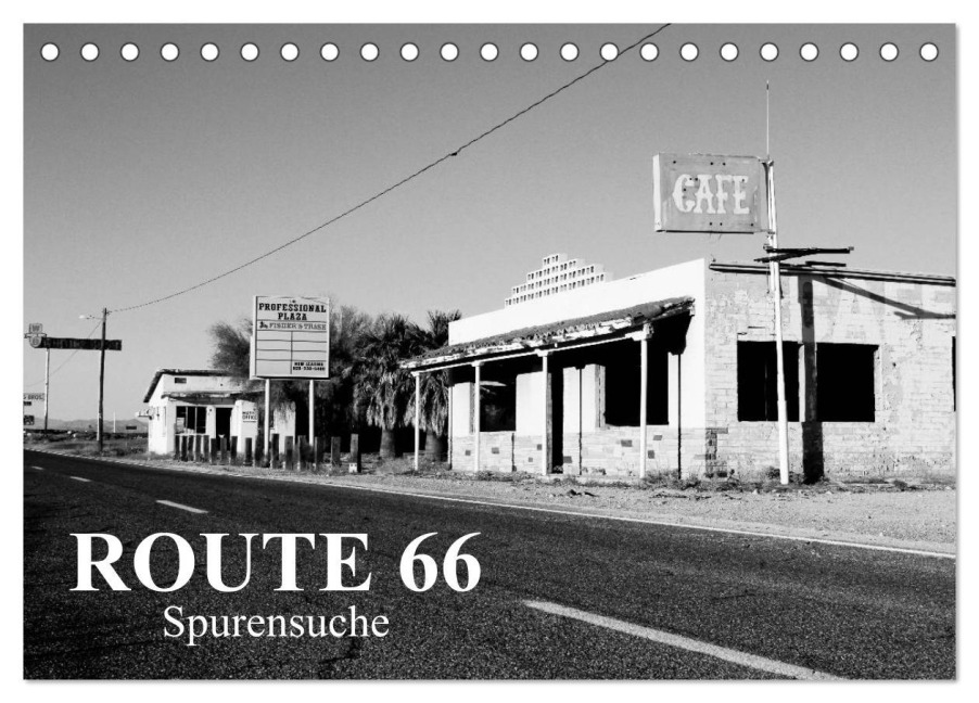 Route 66 (Tischkalender 2026 DIN A5 quer), CALVENDO Monatskalender - Ellen Und Udo Klinkel
