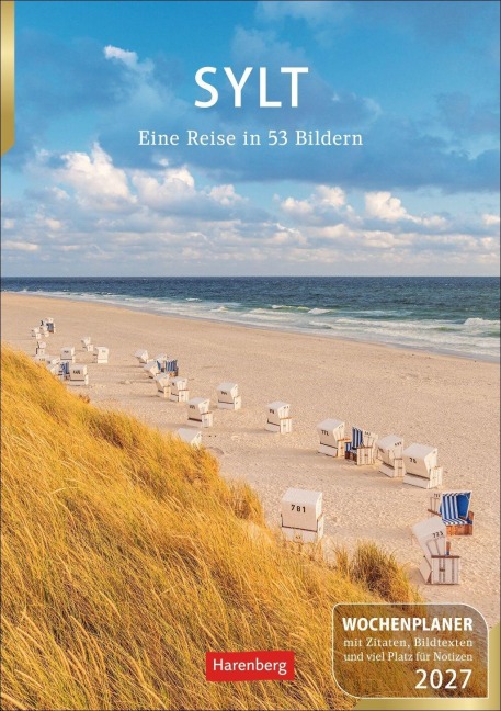 Sylt Wochenplaner 2027 - Eine Reise in 53 Bildern - Ulrike Issel