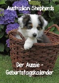Cover-Bild zum Titel 'Der Aussie - Geburtstagskalender (Wandkalender immerwährend DIN A2 hoch)' von 'Antje Lindert-Rottke'