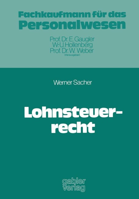 Lohnsteuerrecht - Werner Sacher