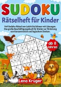Cover-Bild zum Titel 'Sudoku Rätselheft für Kinder ab 8 Jahren' von 'Lena Krüger'