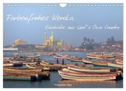 Cover-Bild zum Titel 'Farbenfrohes Kerala - Eindrücke aus God¿s Own Country (Wandkalender 2026 DIN A4 quer), CALVENDO Monatskalender' von 'Friederike Take'