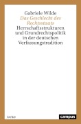 Cover-Bild zum Titel 'Das Geschlecht des Rechtsstaats' von 'Gabriele Wilde'
