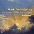Cover-Bild zum Titel 'Haydn - Die Schöpfung' von 'Karg/Bruns/Nazmi/Janowski/Dresdner Philharmonie'