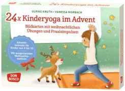 Cover-Bild zum Titel '24 x Kinderyoga im Advent. Bildkarten mit weihnachtlichen Übungen und Praxisimpulsen' von 'Ulrike Knuth'