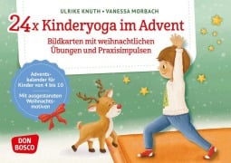 Cover-Bild zum Titel '24 x Kinderyoga im Advent. Bildkarten mit weihnachtlichen Übungen und Praxisimpulsen' von 'Ulrike Knuth'