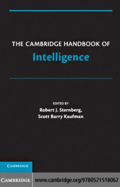 Cambridge Handbook of Intelligence - 