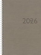 Cover-Bild zum Titel 'rido/idé 7023036806 | Buchkalender Mod. studioplan int. 2026 | 168×240 mm, Kunstleder, grau' von ''