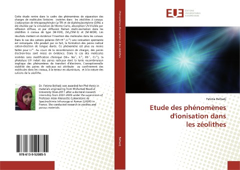 Etude des phénomènes d'ionisation dans les zéolithes - Fatima Belhadj