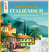 Cover-Bild zum Titel 'Wortsuche Italienisch - Spielend leicht Sprache lernen' von 'Eric Saunders'